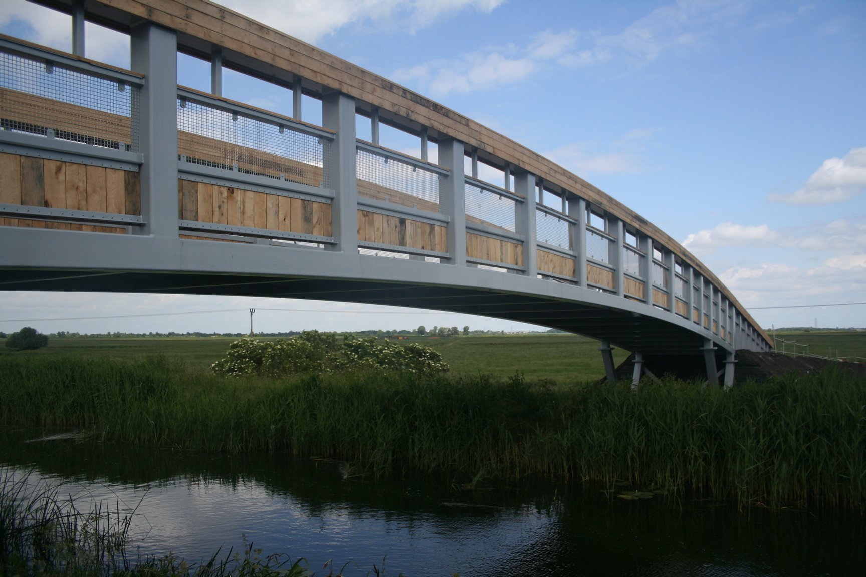 Vierendeel Truss cycle bridge, Wicken Fen - Ref 3394